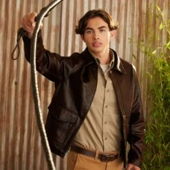 Disney Indiana Jones Leather Jacket For Adults -Engo Clothing Shop 2840057819027 7
