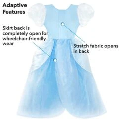 Disney Cinderella Adaptive Costume For Kids -Engo Clothing Shop 2841041618647 3