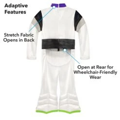 Disney Buzz Lightyear Adaptive Costume For Kids – Toy Story -Engo Clothing Shop 2890041618649 4