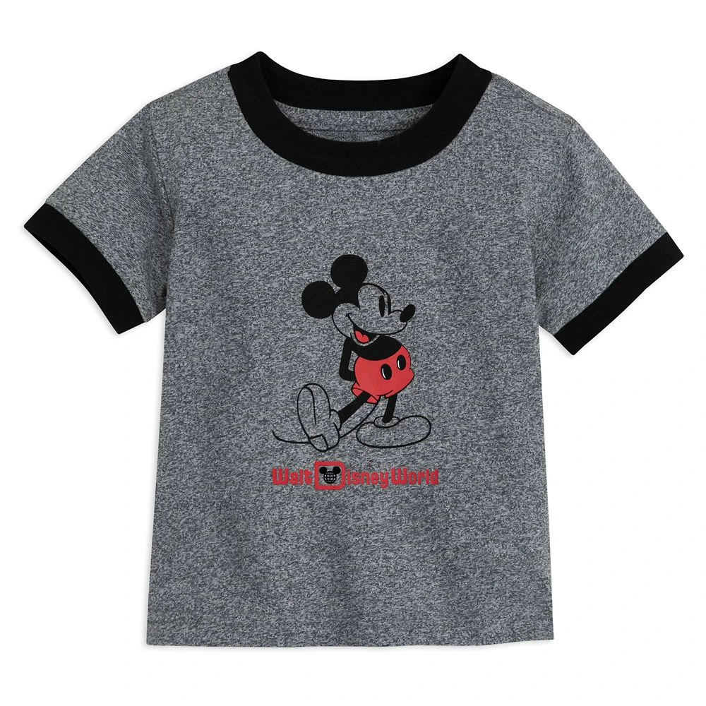Mickey Mouse Standing Ringer T-Shirt For Baby – Walt Disney World 3 Mickey Mouse Standing Ringer T-Shirt For Baby – Walt Disney World