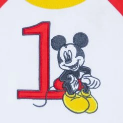 Disney Mickey Mouse 1st Birthday Bodysuit Set For Baby 10 Disney Mickey Mouse 1st Birthday Bodysuit Set For Baby -Engo Clothing Shop 5000057340162 2
