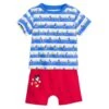 Disney Mickey Mouse Summer T-Shirt And Shorts Set For Baby -Engo Clothing Shop 5000059580313