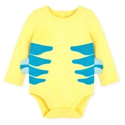 Disney Flounder Costume Bodysuit For Baby – The Little Mermaid -Engo Clothing Shop 5000059584093 2
