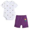 Mickey Mouse Icon Bodysuit And Shorts Set For Baby – Disney Pride Collection -Engo Clothing Shop 5000106030318
