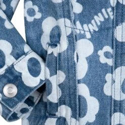 Disney Minnie Mouse Floral Denim Jacket For Baby -Engo Clothing Shop 5000106880149 2