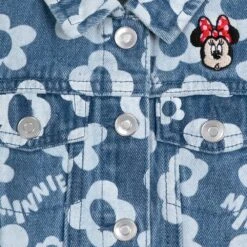 Disney Minnie Mouse Floral Denim Jacket For Baby -Engo Clothing Shop 5000106880149 4