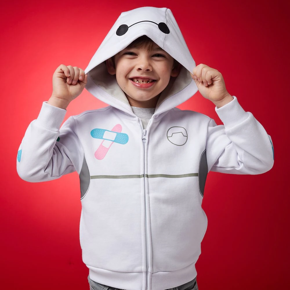 Disney Baymax Zip Hoodie For Kids – Big Hero 6 4 Disney Baymax Zip Hoodie For Kids – Big Hero 6 - Image 2