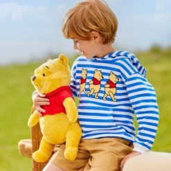 Disney Winnie The Pooh Striped Pullover Hoodie For Kids -Engo Clothing Shop 5003059750345 5