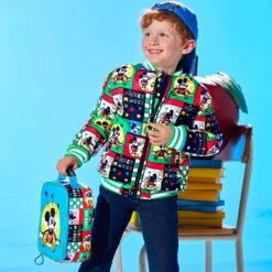 Disney Mickey Mouse Varsity Jacket For Kids -Engo Clothing Shop 5004057810334 6