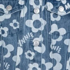 Disney Minnie Mouse Floral Denim Jacket For Girls -Engo Clothing Shop 5004106880229 5