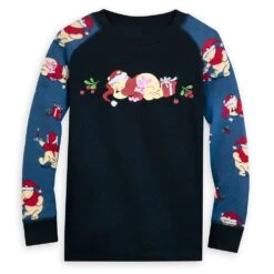 Disney Winnie The Pooh Holiday Family Matching Pajama Set For Kids By Munki Munki 11 Disney Winnie The Pooh Holiday Family Matching Pajama Set For Kids By Munki Munki -Engo Clothing Shop 5005057970123 2