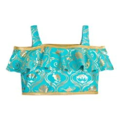 Disney Jasmine Deluxe Swimsuit For Girls – Aladdin -Engo Clothing Shop 5006046950200 2