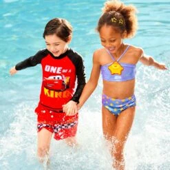 Disney Lightning McQueen Swim Trunks For Kids – Cars -Engo Clothing Shop 5006059190186 1