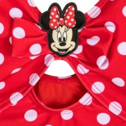 Disney Minnie Mouse Red Polka Dot Swimsuit For Girls -Engo Clothing Shop 5006059190189 3