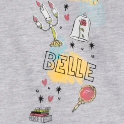 Disney Belle Fashion T-Shirt For Girls – Beauty And The Beast -Engo Clothing Shop 5007048020254 2