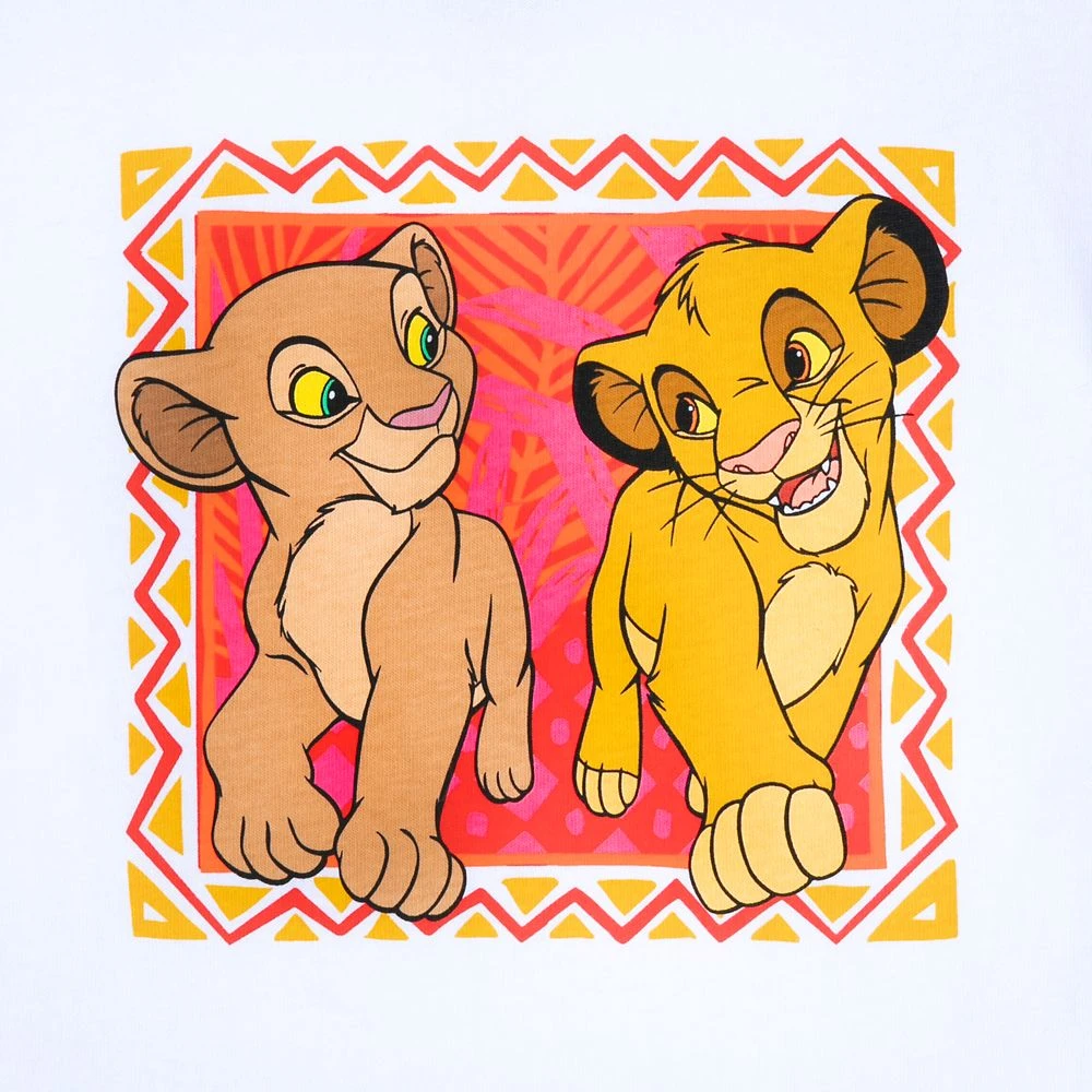 Disney Simba And Nala Fashion T-Shirt For Girls – The Lion King 5 Disney Simba And Nala Fashion T-Shirt For Girls – The Lion King - Image 3