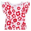 Disney Minnie Mouse Floral T-Shirt For Girls – Sensory Friendly -Engo Clothing Shop 5007106030224