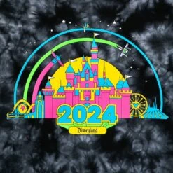 Disneyland 2024 Tie-Dye Pullover Sweatshirt For Women -Engo Clothing Shop 5102057390085 2