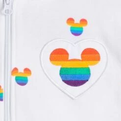 Mickey Mouse Icon Zip Hoodie For Women – Disney Pride Collection -Engo Clothing Shop 5102059580270 3
