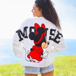 Disney Minnie Mouse Back To Front Pullover Sweatshirt For Women -Engo Clothing Shop 5102106030189 4