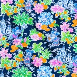 Mickey And Minnie Mouse Zip Jacket For Women By Lilly Pulitzer – Disney Parks -Engo Clothing Shop 5102107140125 4