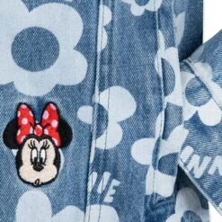 Disney Minnie Mouse Floral Denim Jacket For Women -Engo Clothing Shop 5103106880220 3