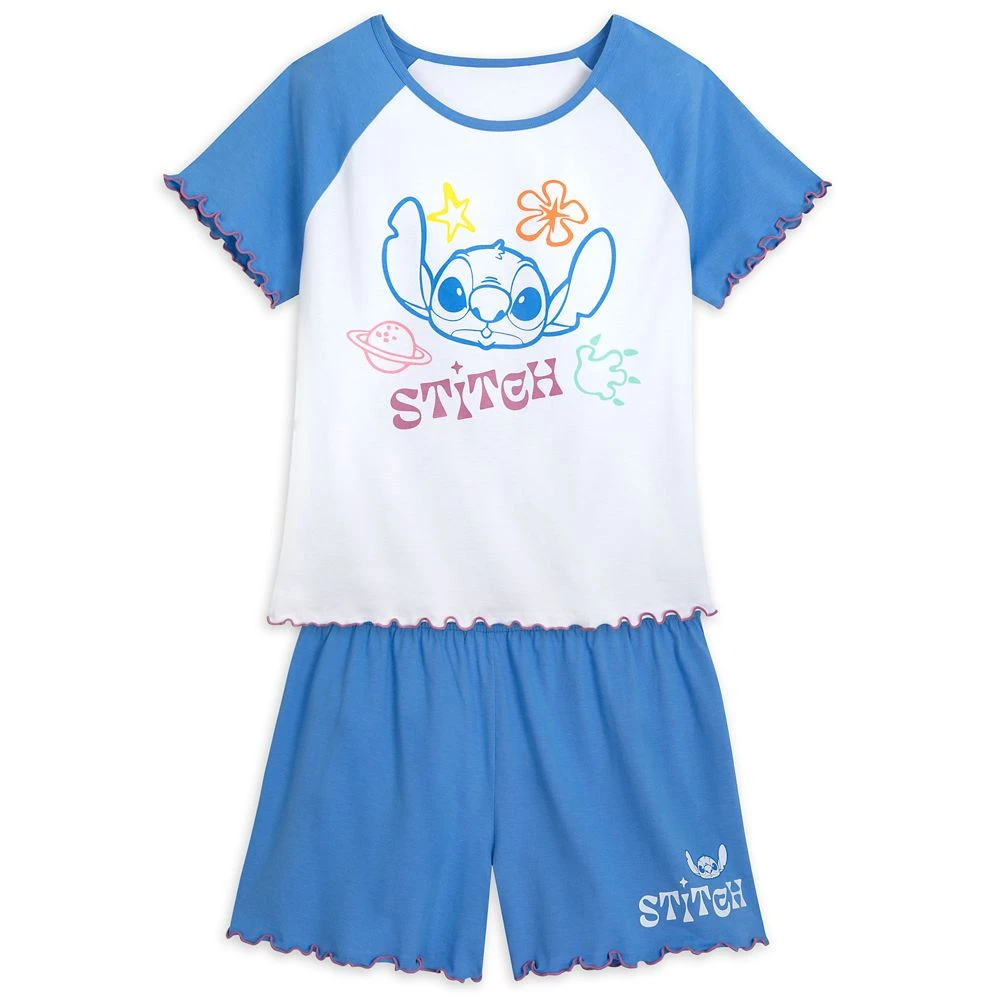 Disney Stitch Short Sleep Set For Women 3 Disney Stitch Short Sleep Set For Women