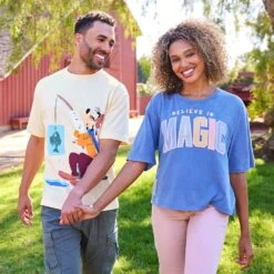 Disney Fantasyland Castle ''Believe In Magic'' T-Shirt For Women -Engo Clothing Shop 5106059240023 3