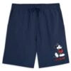 Mickey Mouse Standing Family Matching Shorts For Adults – Disneyland – Navy