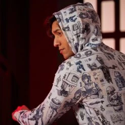 Disney Star Wars Droids Performance Pullover Hoodie For Adults By RSVLTS -Engo Clothing Shop 5202106430333 5