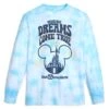 Mickey Mouse Icon And Cinderella Castle Long Sleeve Tie-Dye T-Shirt For Adults – Walt Disney World -Engo Clothing Shop 5205048020222