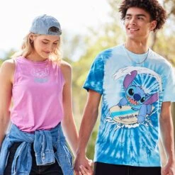 Stitch Tie-Dye T-Shirt For Adults – Disneyland -Engo Clothing Shop 5205048020224 4