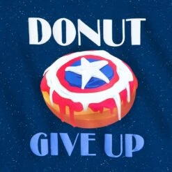 Disney Captain America Donut T-Shirt For Adults -Engo Clothing Shop 5205048020246 2