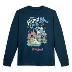 Disneyland ''The Happiest Place On Earth'' Long Sleeve T-Shirt For Adults