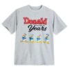 Disney Donald Duck Through The Years T-Shirt For Adults -Engo Clothing Shop 5205057340205