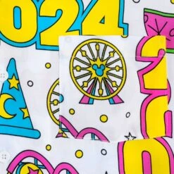 Mickey And Minnie Mouse Woven Shirt For Adults – Disneyland 2024 -Engo Clothing Shop 5205057810034 2