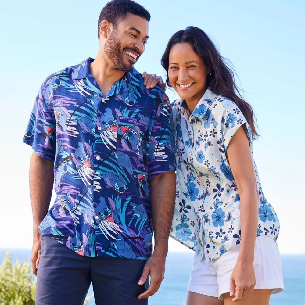 Disney Stitch Woven Shirt For Adults – Lilo & Stitch 4 Disney Stitch Woven Shirt For Adults – Lilo & Stitch - Image 2