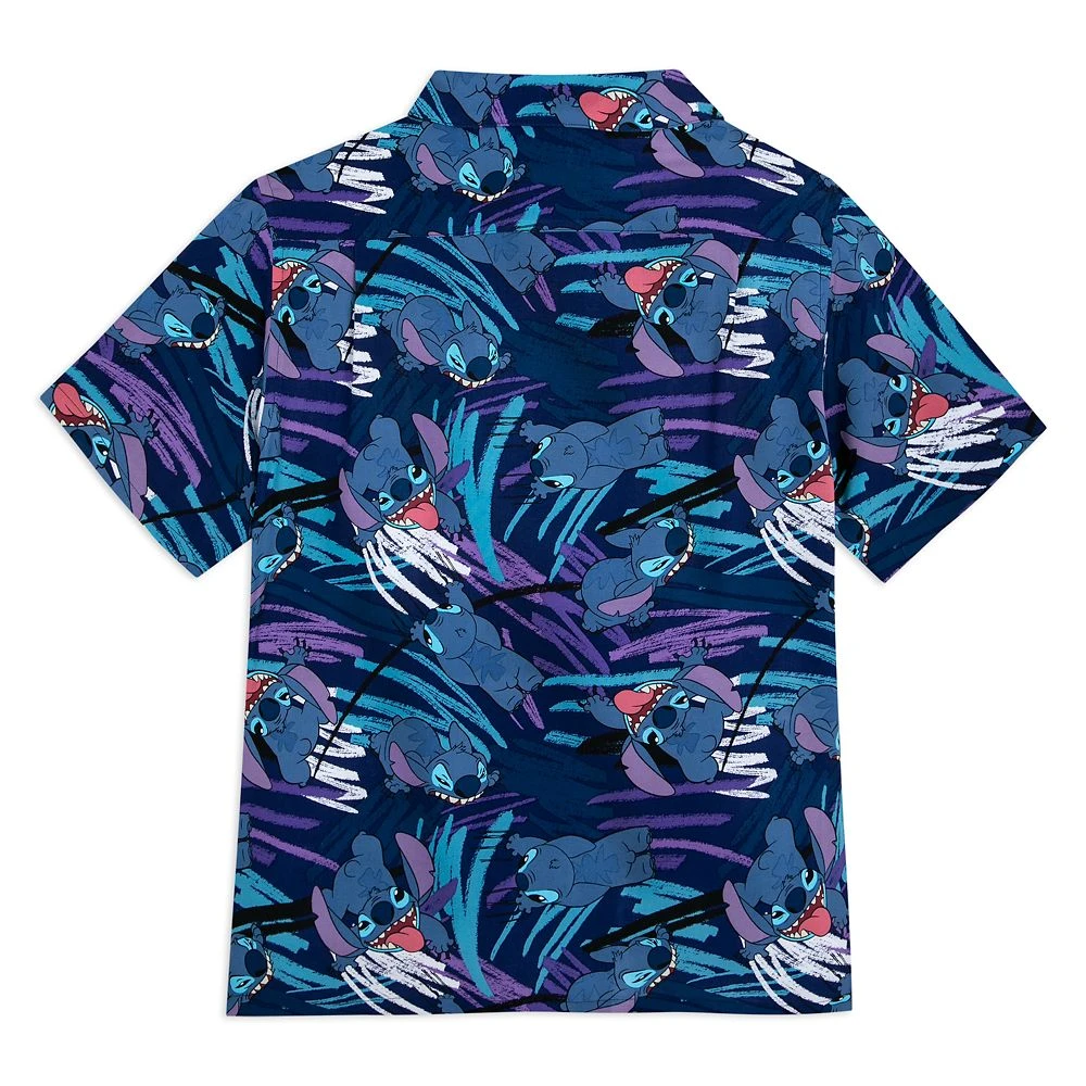 Disney Stitch Woven Shirt For Adults – Lilo & Stitch 5 Disney Stitch Woven Shirt For Adults – Lilo & Stitch - Image 3