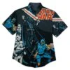 Disney Star Wars ''Space In-Vaders'' Button Down Shirt For Adults By RSVLTS -Engo Clothing Shop 5205106430002