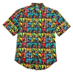 Disney Star Wars ''Jar Pop'' Button Down Shirt For Adults By RSVLTS