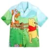 Disney Winnie The Pooh And Pals Woven Shirt For Adults