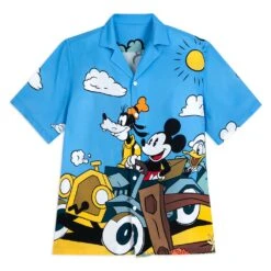 Disney Mickey Mouse And Friends Woven Shirt For Adults – Mickey & Co.