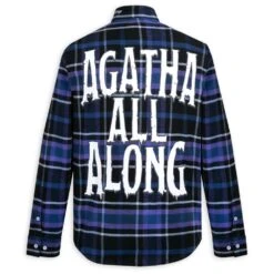 Disney Agatha Harkness Flannel Shirt For Adults By Cakeworthy – WandaVision -Engo Clothing Shop 5303058250087 2