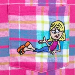Disney Lizzie McGuire Flannel Shirt For Adults By Cakeworthy -Engo Clothing Shop 5303058250091 2