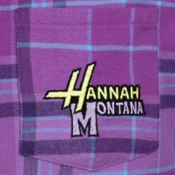 Disney Hannah Montana Flannel Shirt For Adults By Cakeworthy -Engo Clothing Shop 5303058250116 3