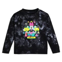 Walt Disney World 2024 Tie-Dye Pullover Sweatshirt For Kids