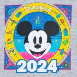 Mickey Mouse Zip Hoodie For Kids – Disneyland 2024 -Engo Clothing Shop 5402057390014 3