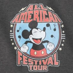 Disney Mickey Mouse All American Festival Tour T-Shirt For Adults -Engo Clothing Shop 6720107063643 2