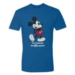 Adults' Walt Disney World Standing Mickey Mouse T-Shirt – Customized -Engo Clothing Shop 7405055825926 9