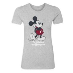 Women's Walt Disney World Standing Mickey Mouse T-Shirt – Customized -Engo Clothing Shop 7405055825930 2